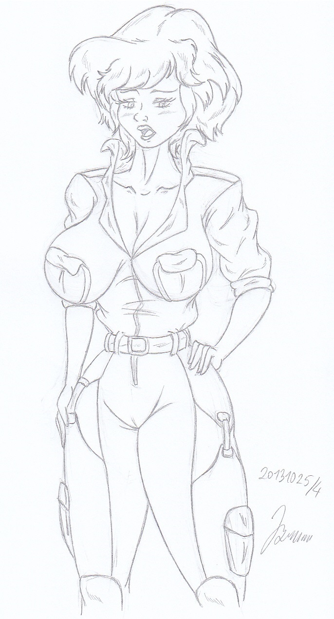 April O´Neil _ My miny _ Sketch work_1 page 5 full