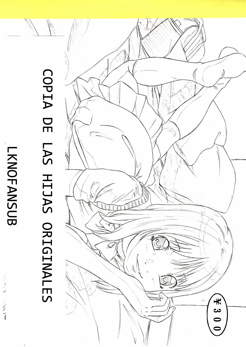 Original Oko-sama Rough Gen Copy Shuu page 1 full