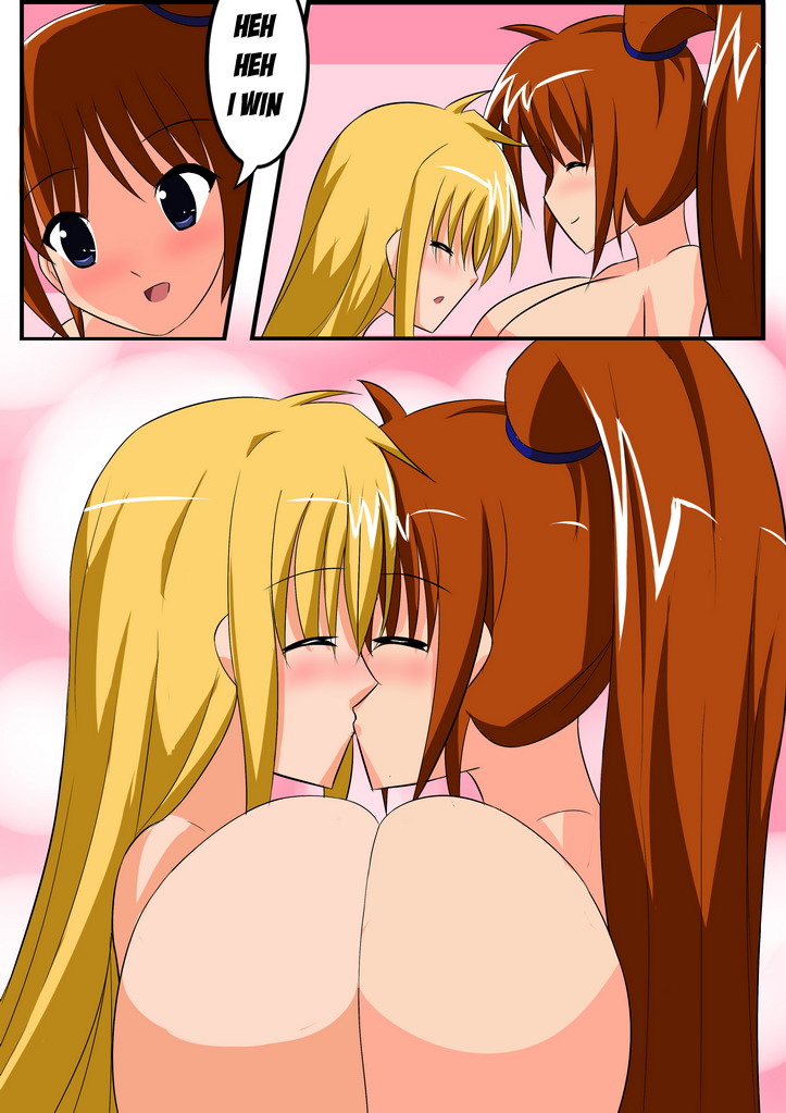 Nanoha x Fate Boob Magic page 5 full