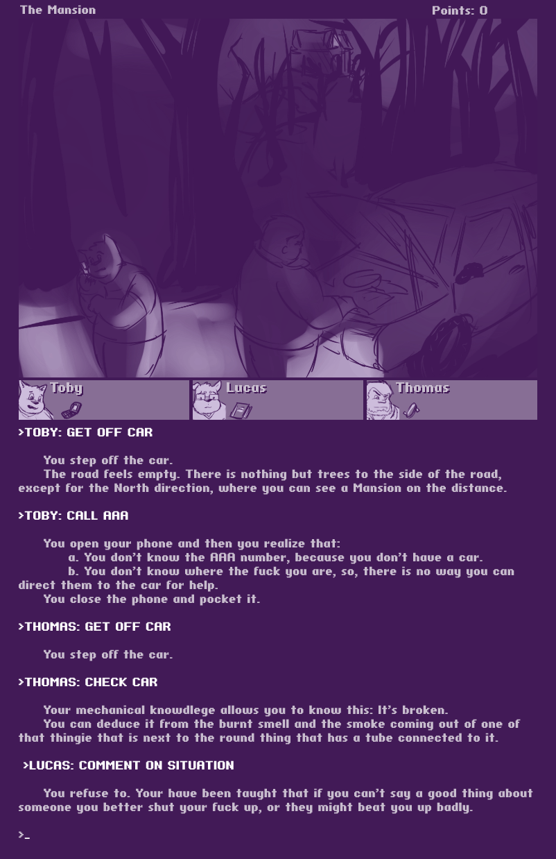 Caesarcub - Interactive Fiction - The Mansion page 4 full