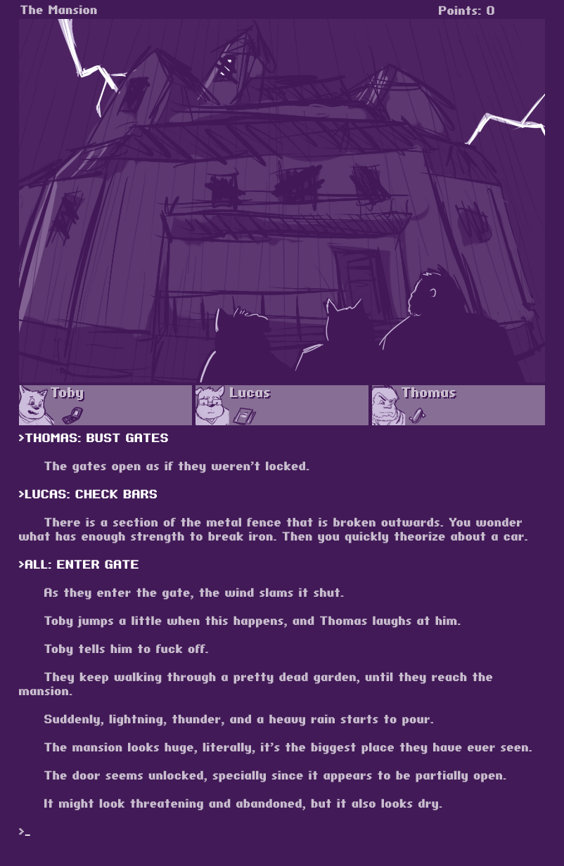 Caesarcub - Interactive Fiction - The Mansion page 6 full
