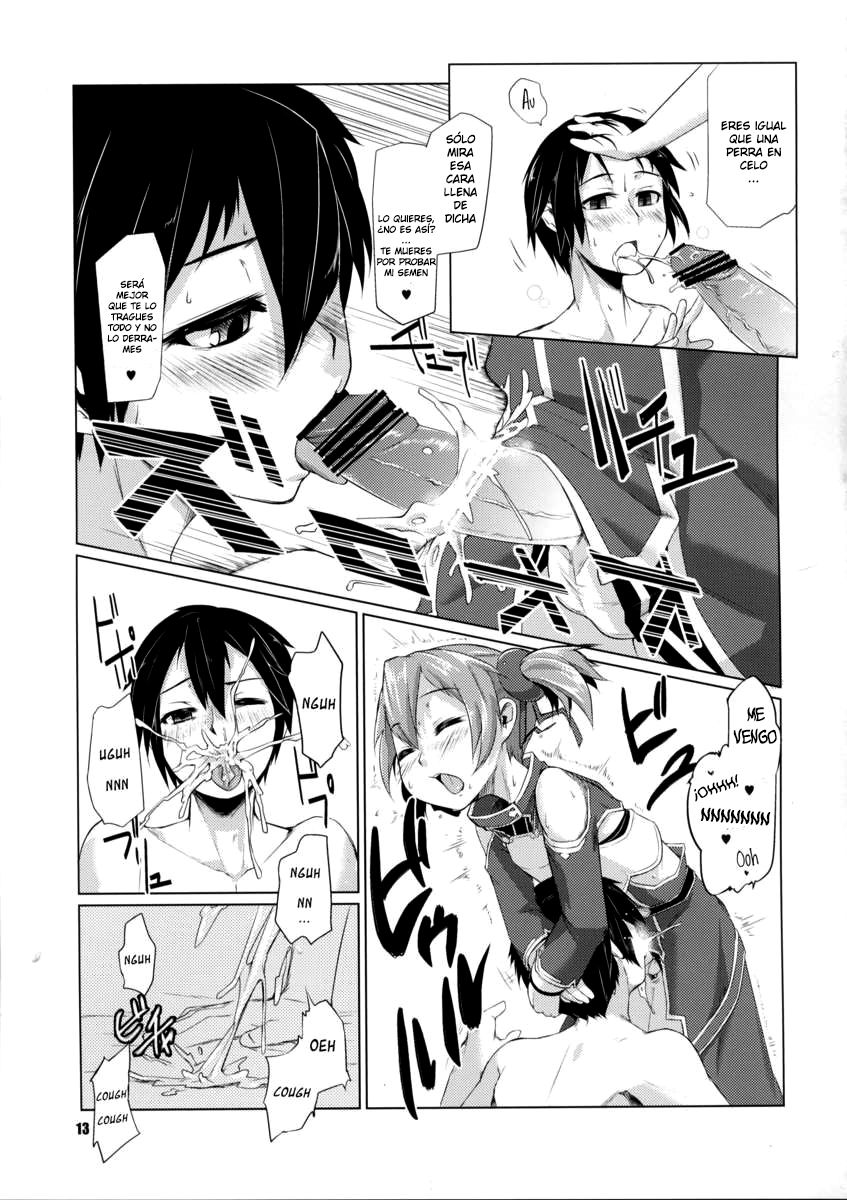 Silica-chan ni Oshiri Ijirareru Hon | Silica-chan jugando con tu culo page 12 full