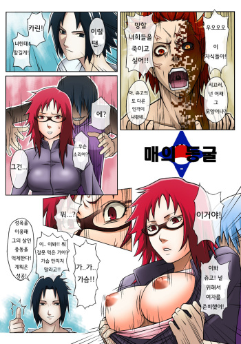 (C72) [Nagaredamaya (Mosha)] Hebi no Ana (X JUMP 2007-8) (Naruto) [Korean] [Colorized] [Decensored] cover