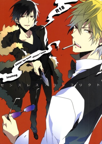 (Ikebukuro Crossroads × 2) [inumog (Fujino Marumo)] Senseless Conflict (Durarara!!) [English] cover