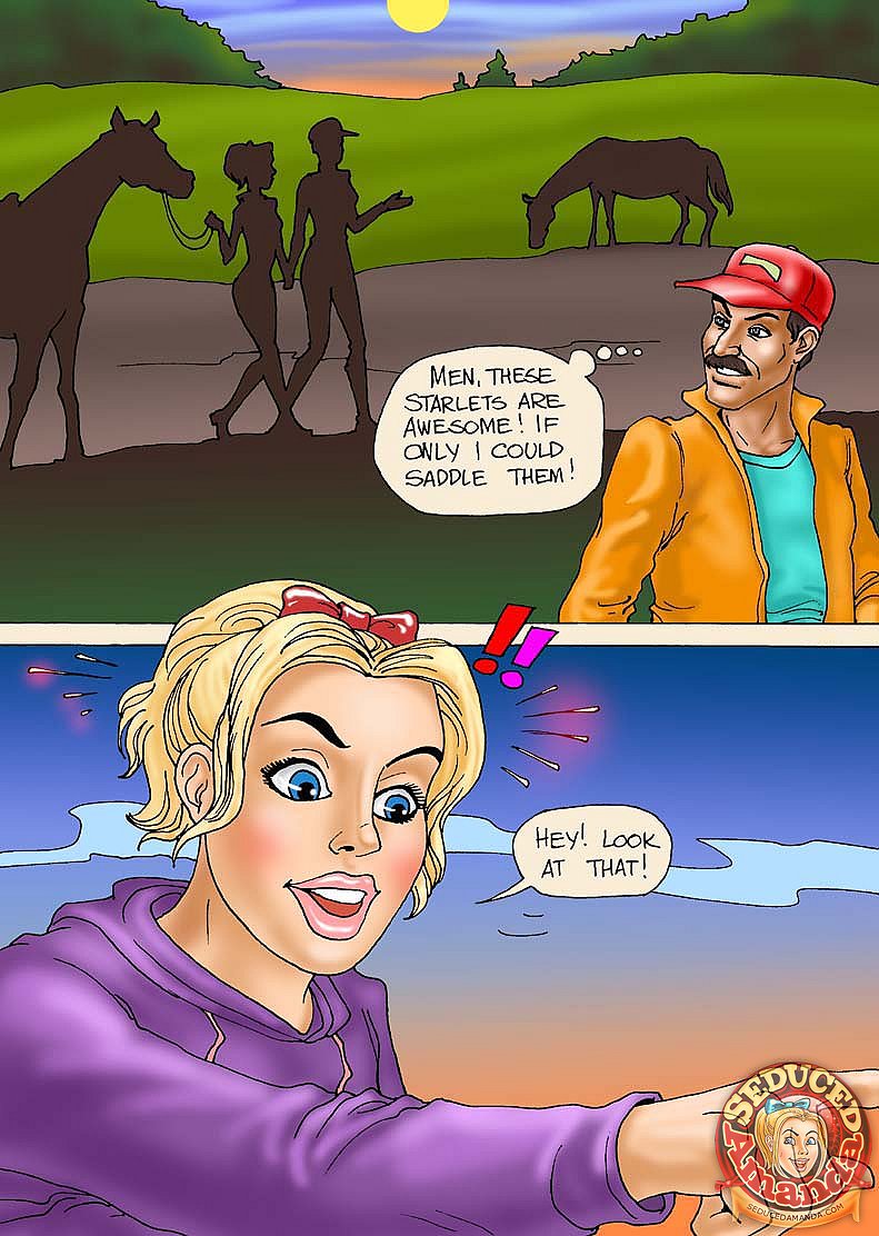 Seduced Amanda - Riding a Stallion page 6 full