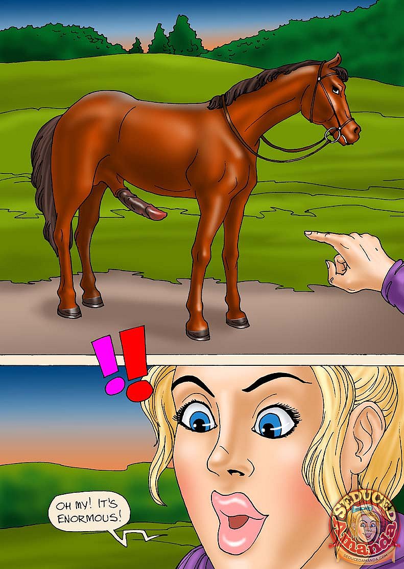 Seduced Amanda - Riding a Stallion page 7 full
