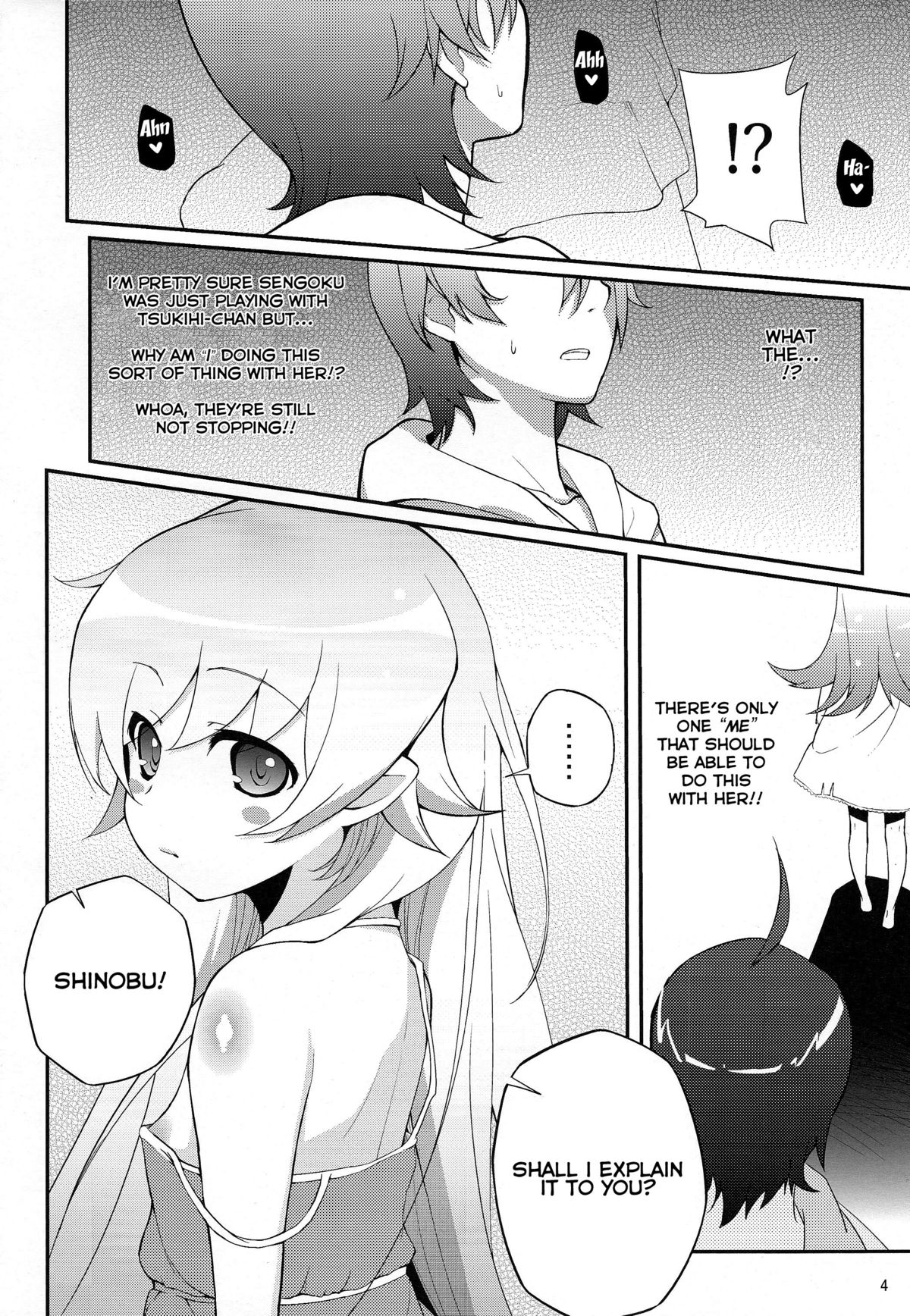 Pachimonogatari Part 3: Nadeko Slave page 4 full