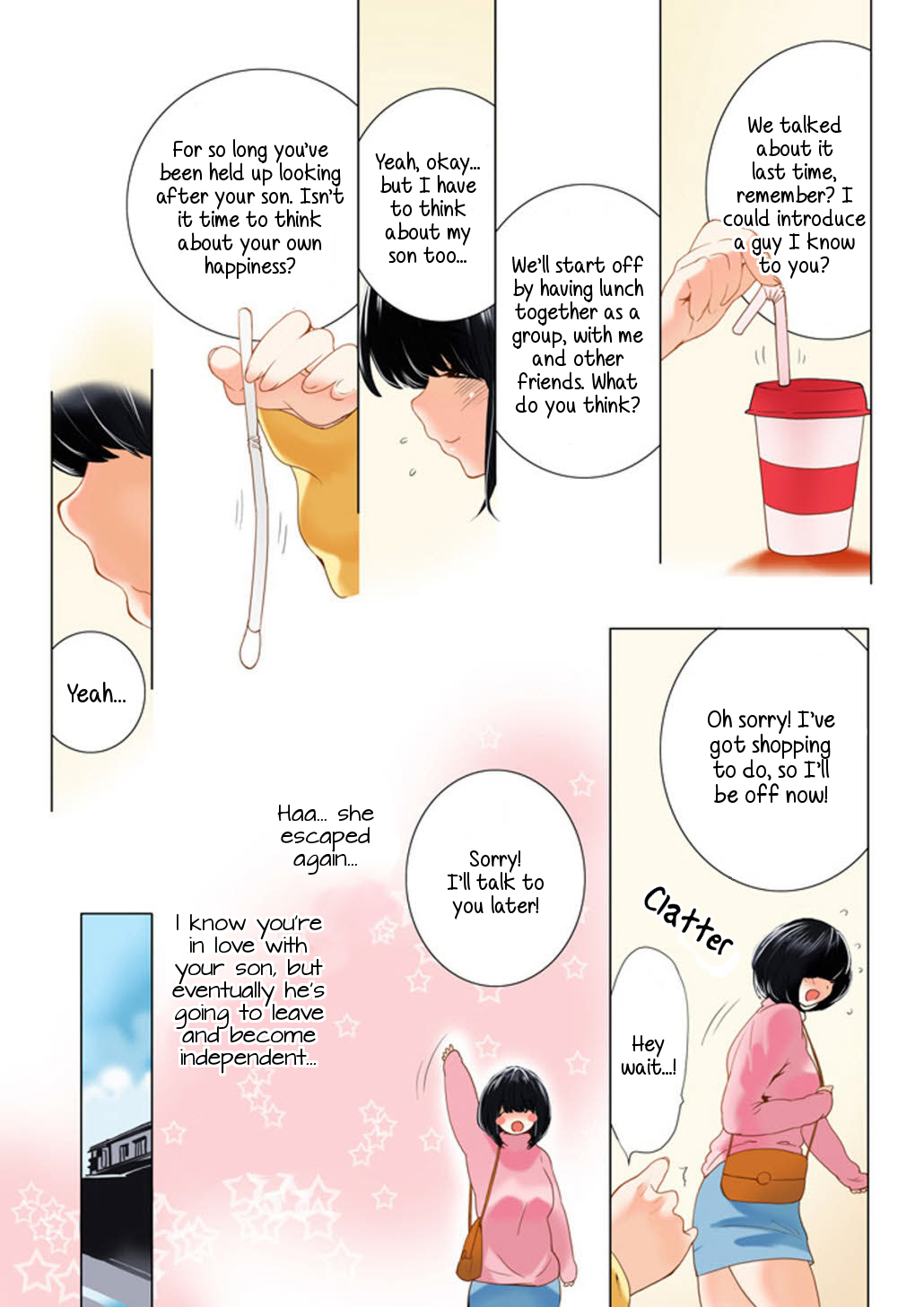 Omamagoto Hasegawa-san chi no Oyakokankei Ichiwame "Haha to Oppai" page 11 full
