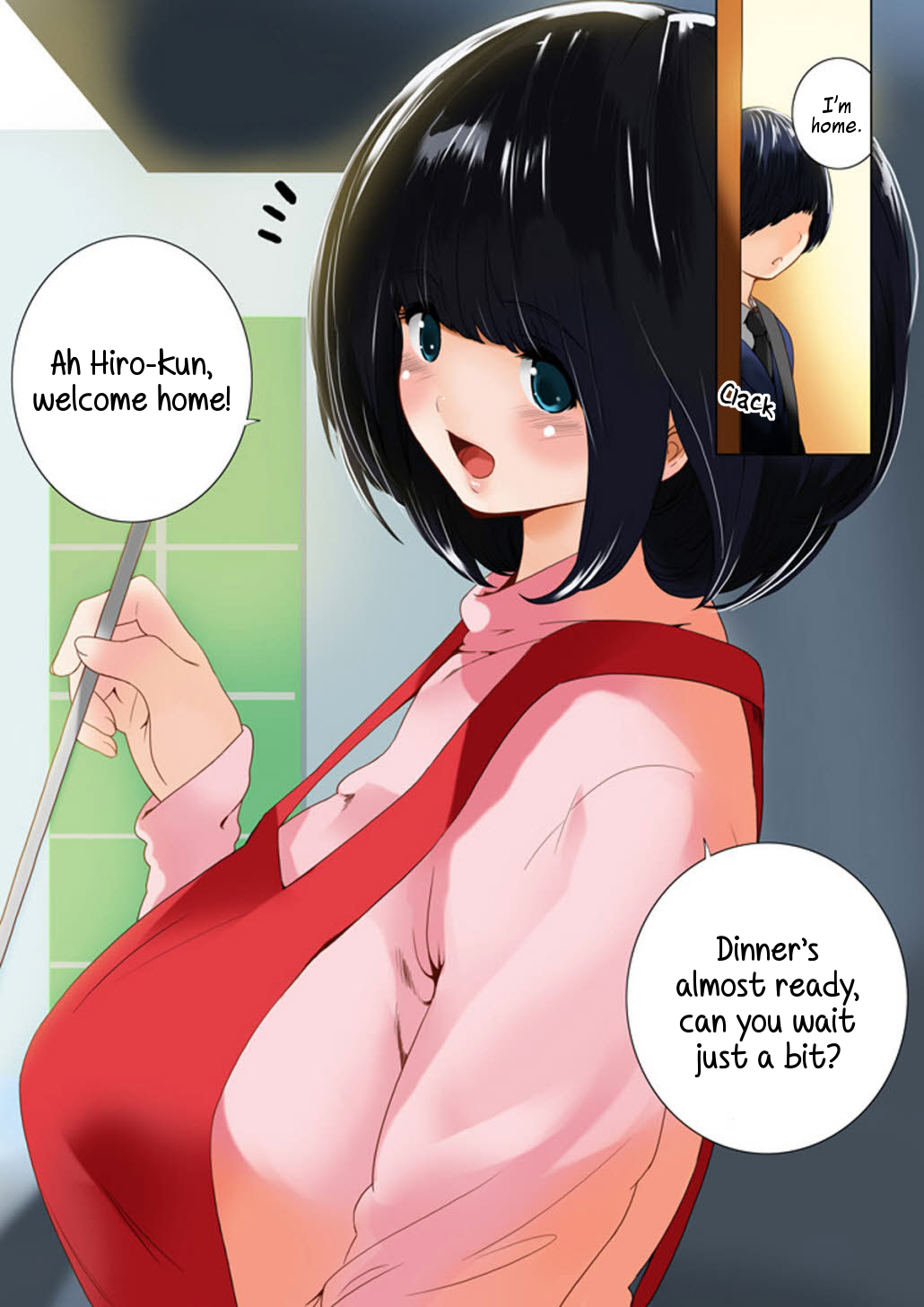 Omamagoto Hasegawa-san chi no Oyakokankei Ichiwame "Haha to Oppai" page 12 full