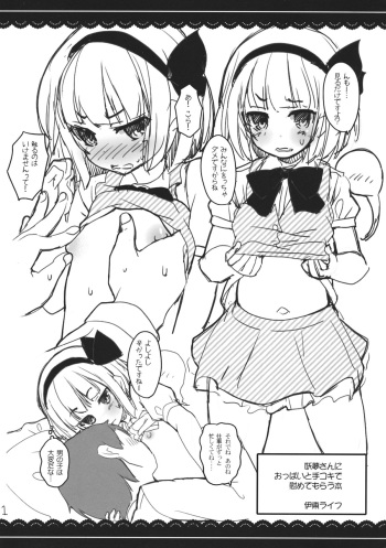 (C86) [Itou Life] Youmu-san ni Oppai to Tekoki de Nagusamete Morau Hon (Touhou Project) cover