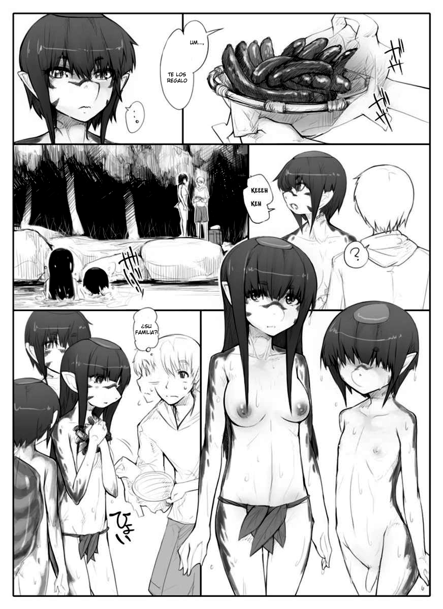 Danna no Fuzai de Karada o Moteamashiteru Hitozuma Kappa wa Kyuuri Wataseba Kantan ni Yareru | La esposa Kappa cambia su cuerpo por pepinos mientras su esposo no esta page 4 full
