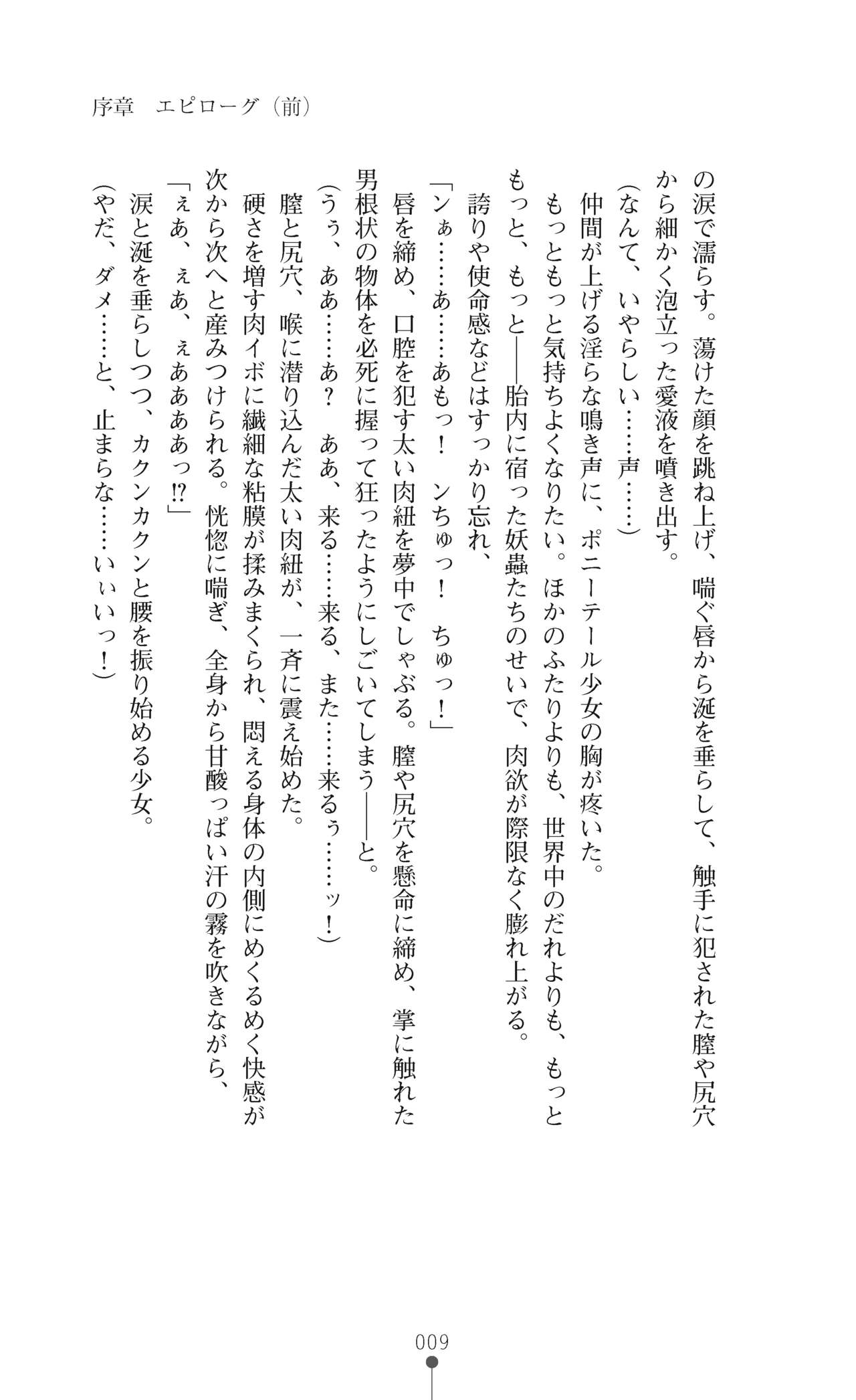 Inyouchuu Kyou ~Ryoushoku Byoutou Taimaroku~ Novel page 9 full