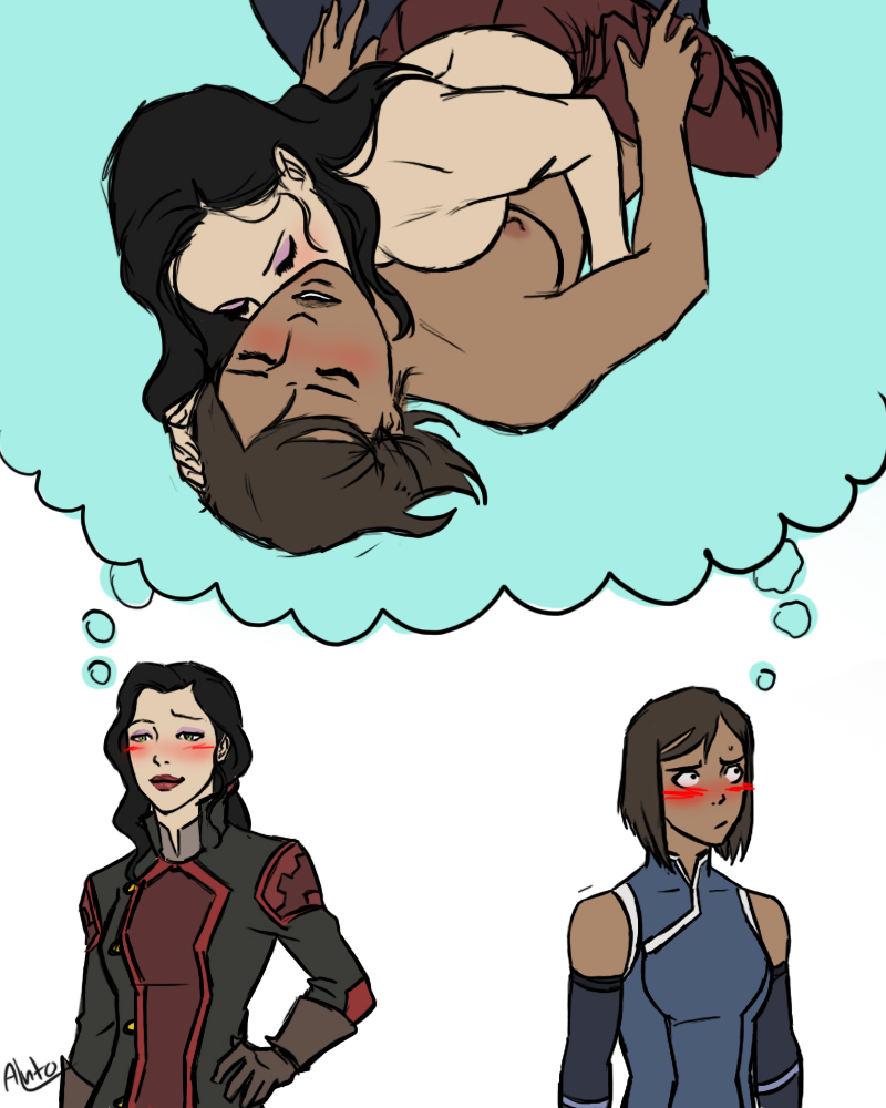 Korra & Asami drawings page 5 full