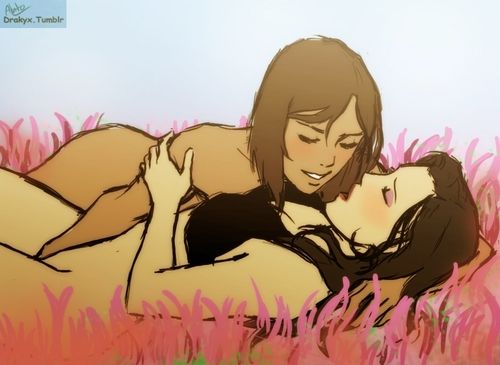 Korra & Asami drawings page 7 full