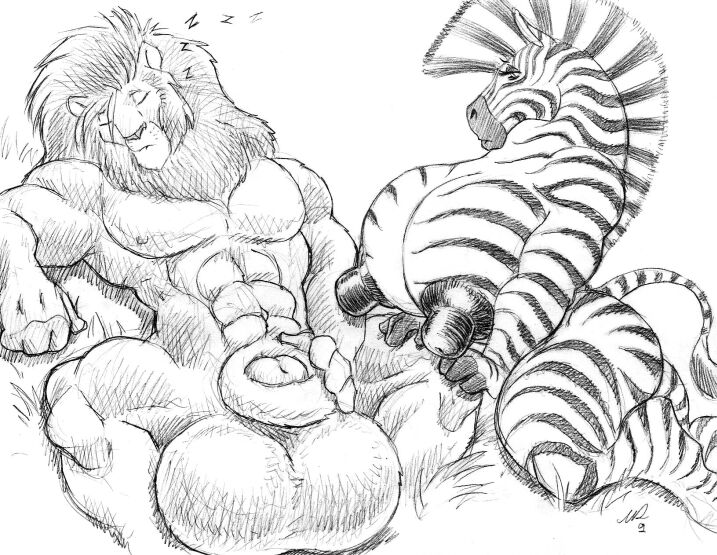 Female Zebra Anthro Porn Female - Lion v. Zebra - Page 7 - Comic Porn XXX