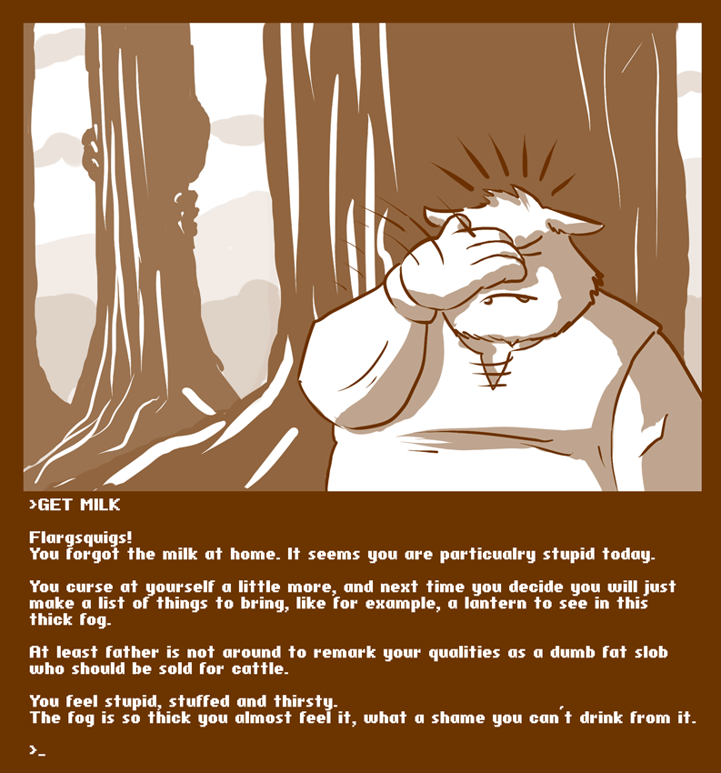 Caesarcub - Interactive Fiction - The Forest page 5 full