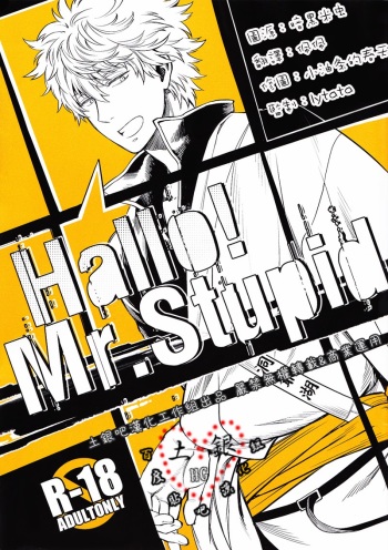 (Hiji-Gin Yoroshiku Onegai shimasu) [3745HOUSE (MIkami Takeru)] Hallo! Mr.Stupid (Gintama) [English] [valc21] cover