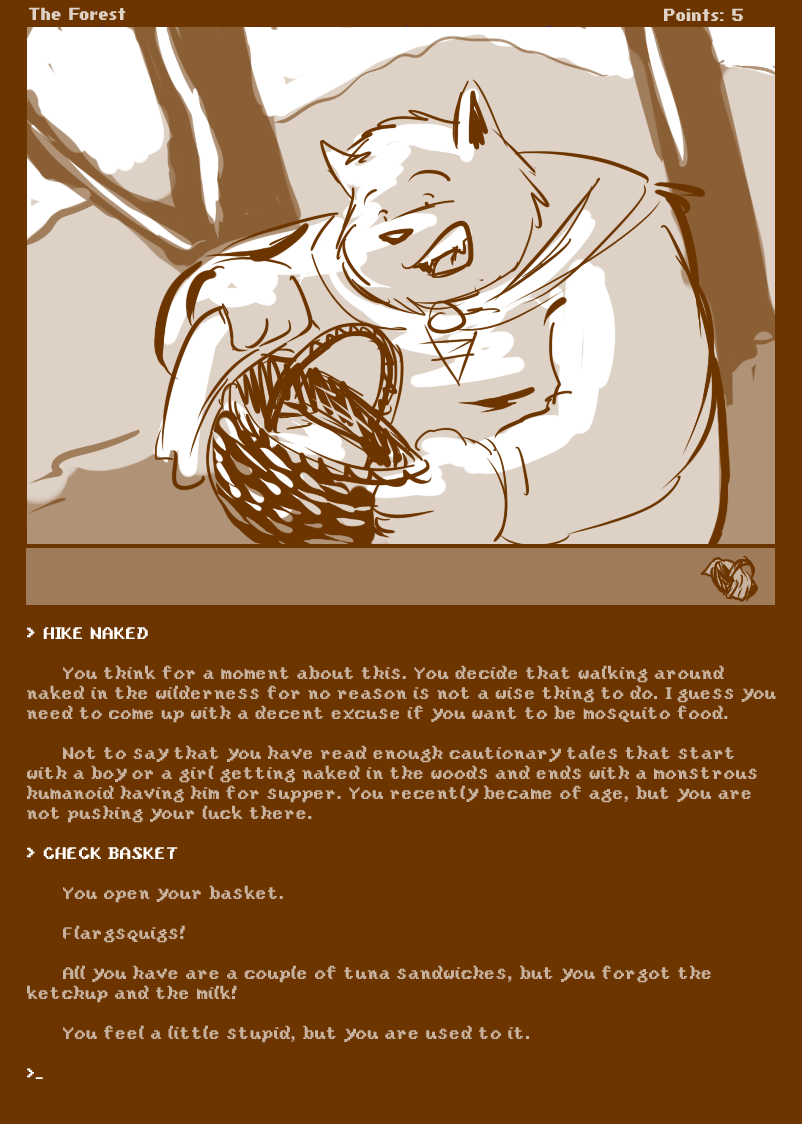 Caesarcub - Interactive Fiction - The Forest - Anniversary page 2 full