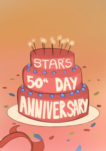 [Fridge] Star's 50th Day Anniversary (Star vs the Forces of Evil) cover