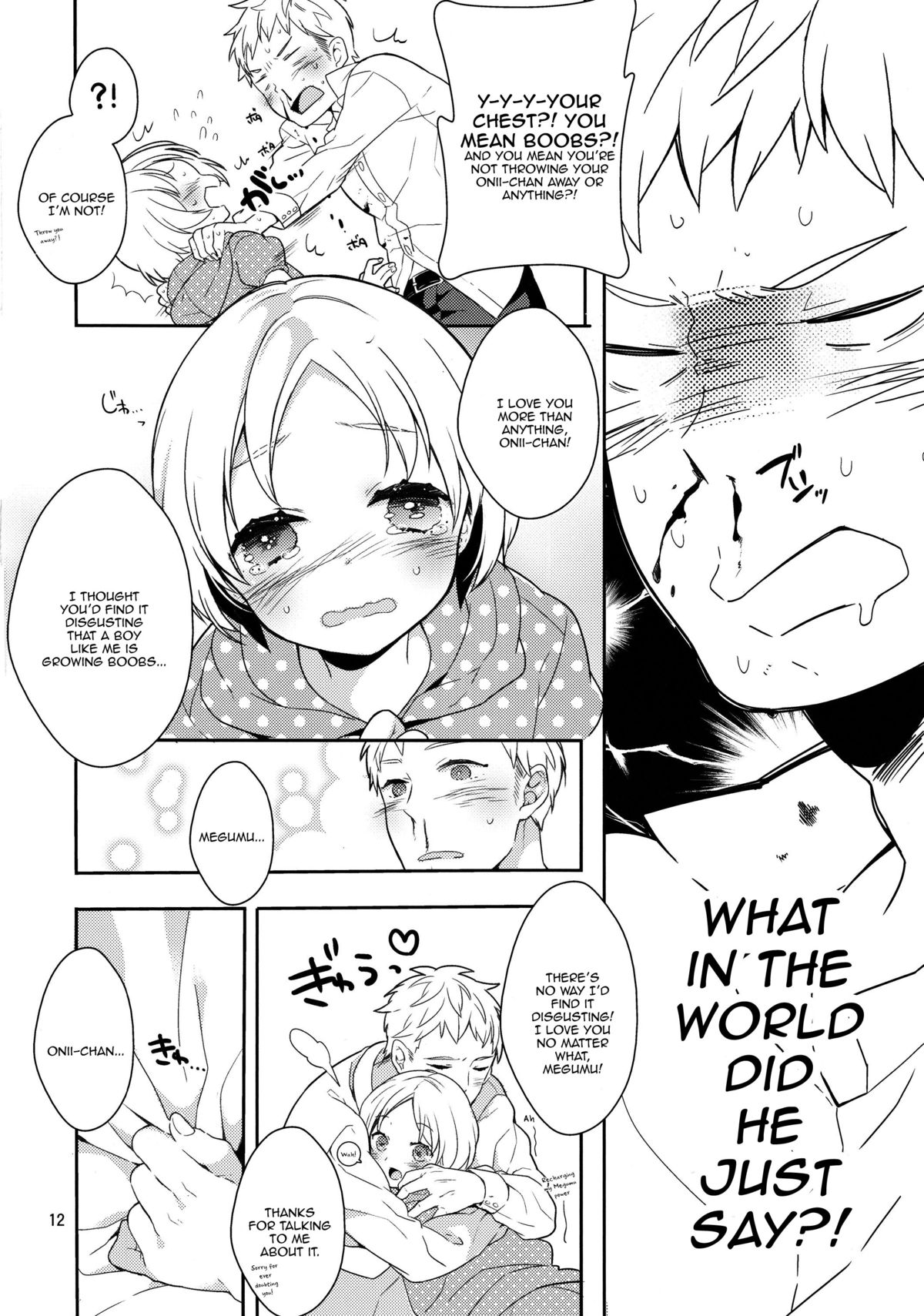 Otouto no Chippai kara Oppai ga Deru You ni Natta Ken page 11 full