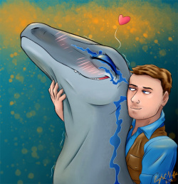 Jurassic World - Chris Pratt and Blue