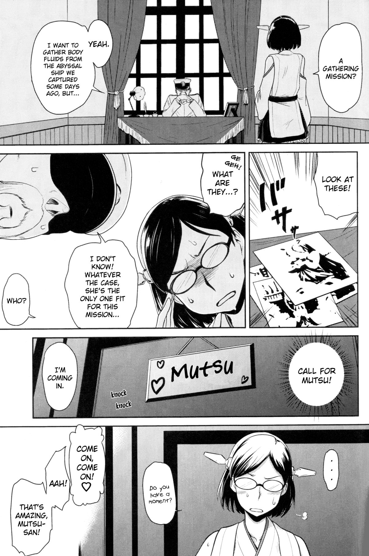 Bitch na Mutsu-chan no Saishu Ninmu | Slutty Mutsu-chan's Gathering Mission page 2 full