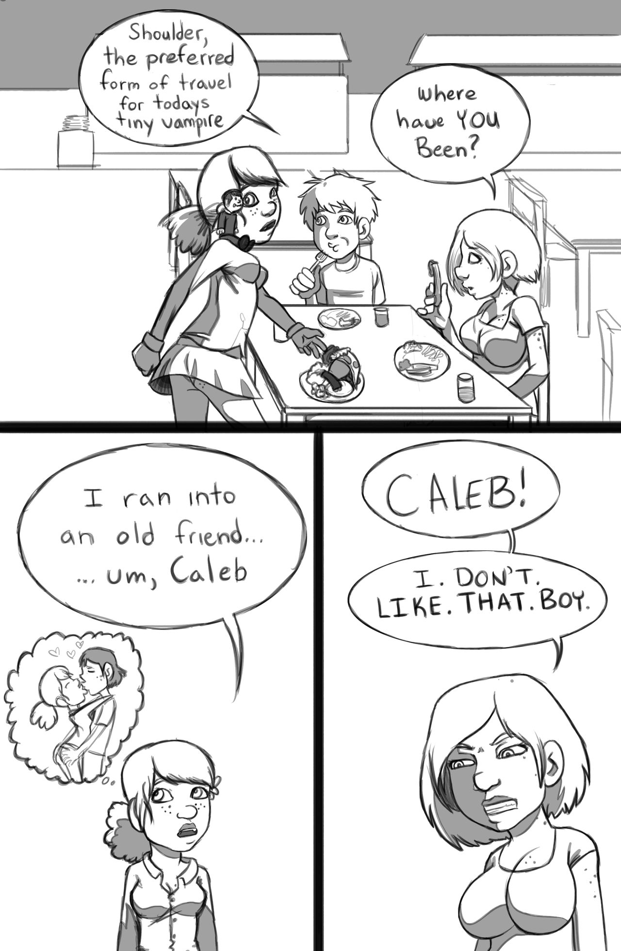 Zoe the vampire webcomic preview page 8 full