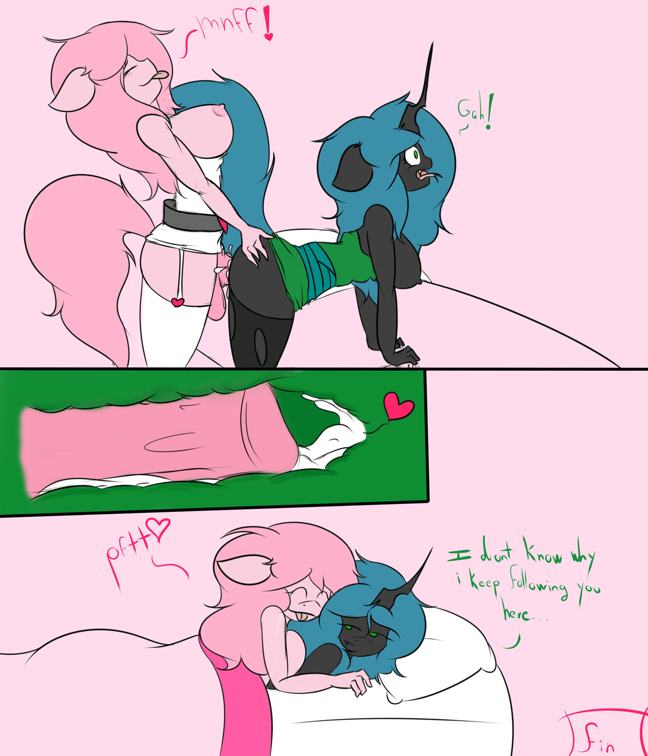 Unespected Checkup and Shower Time with fluffle puff and queen chrysalis -  Page 5 - Comic Porn XXX