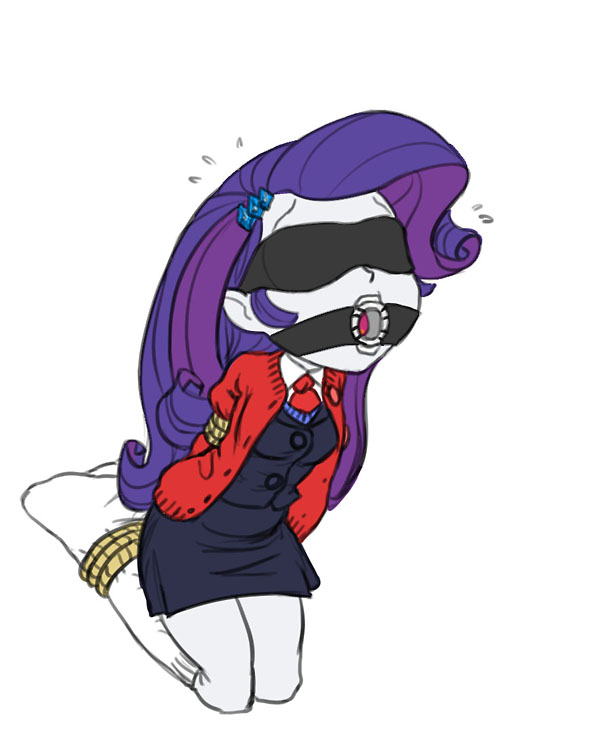Rarity Bukkake Bondage page 2 full