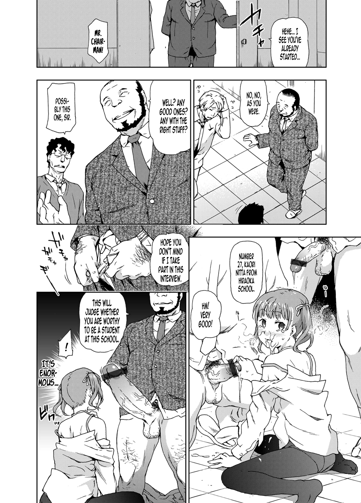 JC Shuudan Rape Mensetsu! Shiritsu Ryoujoku Joshikou | Middle School Group Rape Interview! Private Rape School page 8 full