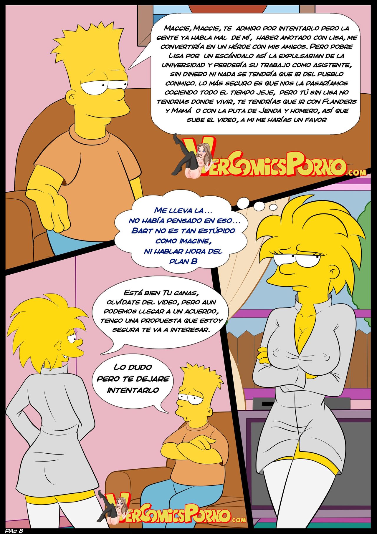 Los Simpsons: Viejas Costumbres 2: La Seduccion page 9 full