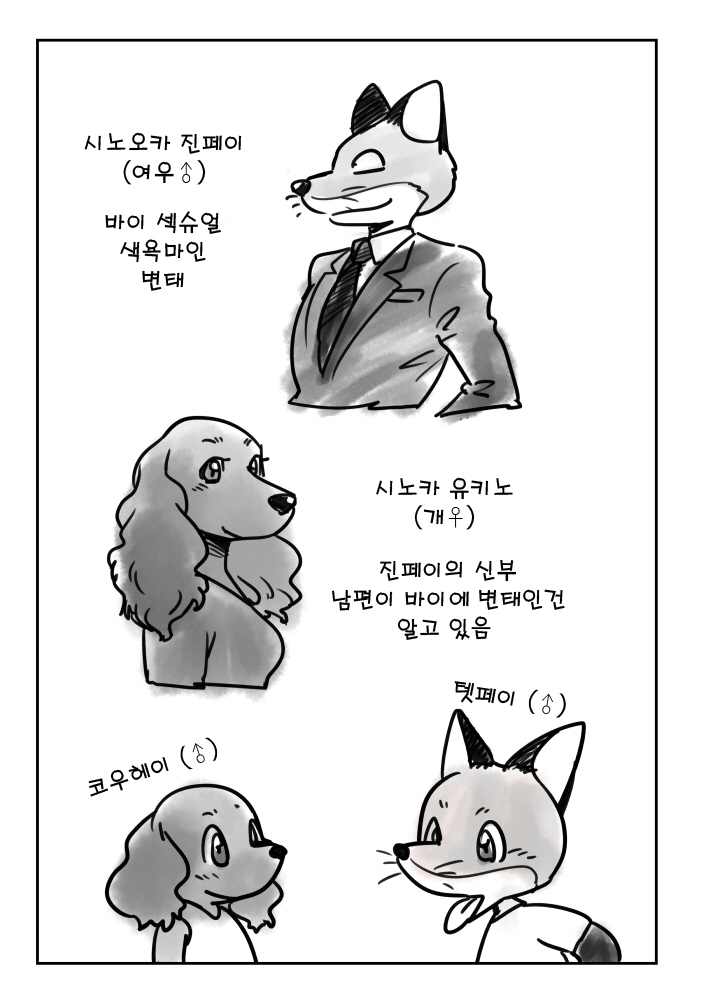 Kitsune Otoko to Inu Yome no Yoru no Seikatsu. Ato Shussan. page 2 full