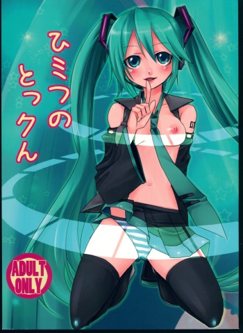 (C74) [Uraroji (Umisato Michiyu)] Himitsu no Tokkun (VOCALOID) cover