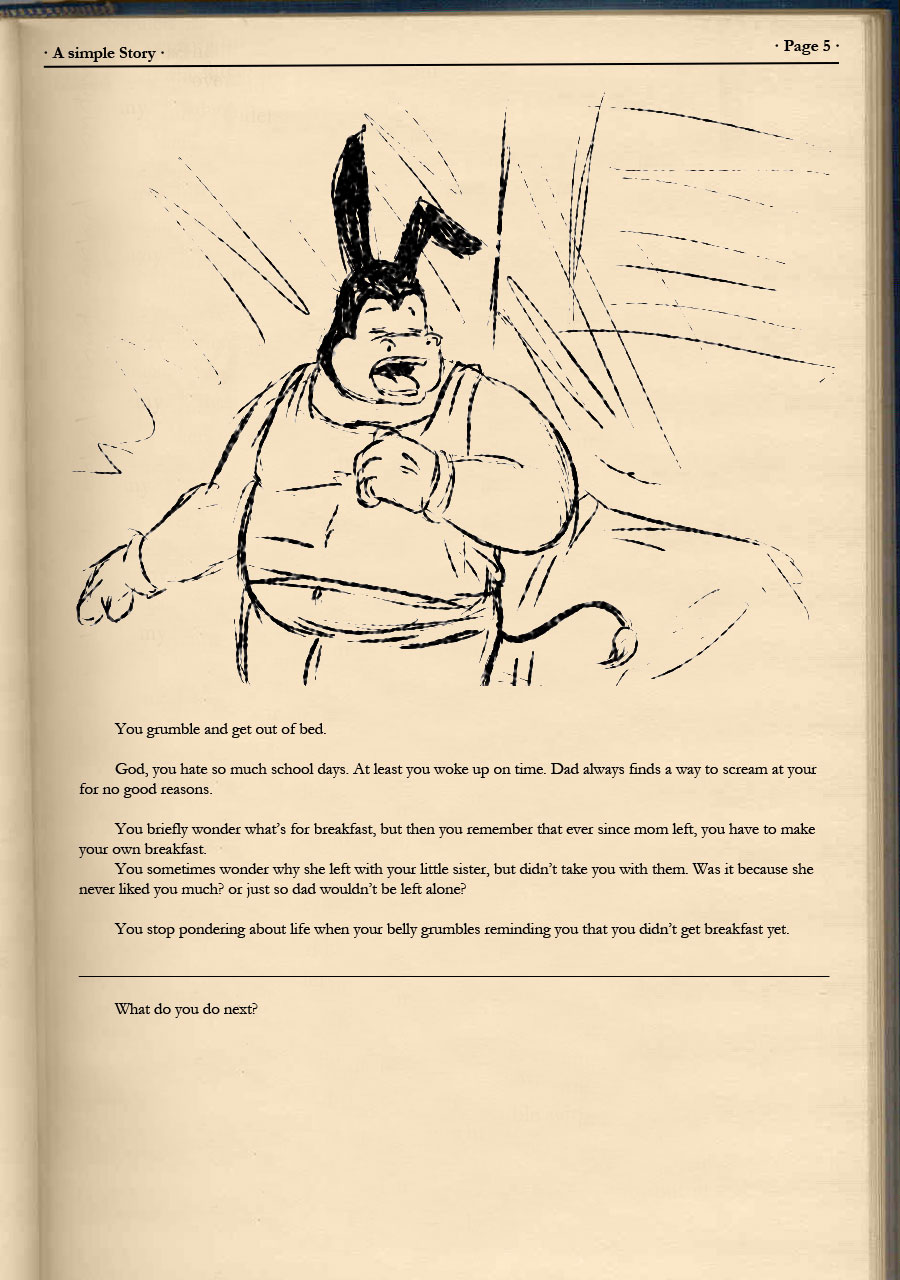 Caesarcub - Interactive Fiction - A Simple Story page 2 full