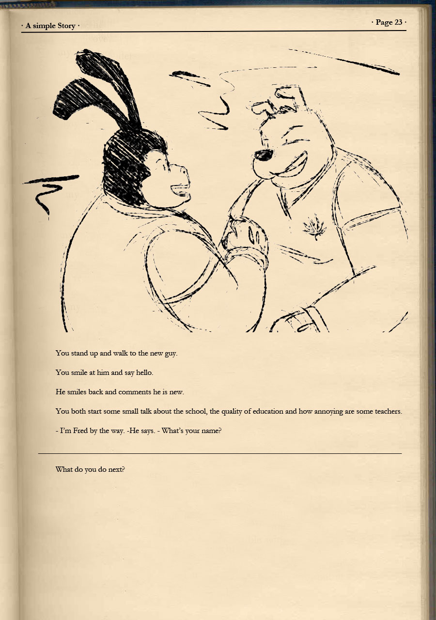Caesarcub - Interactive Fiction - A Simple Story page 9 full