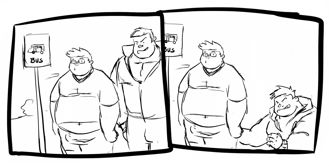 Caesarcub - 巨根デブの日 - Surprise page 2 full