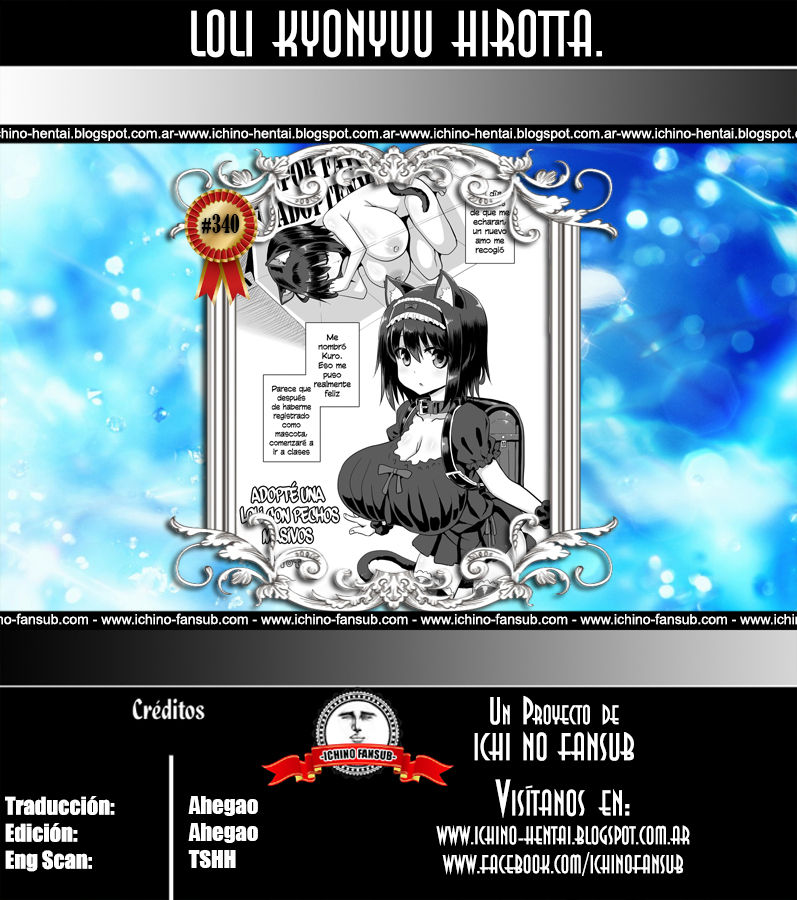 Loli Kyonyuu Hirotta. | Adopté una Loli con Pechos Masivos page 5 full