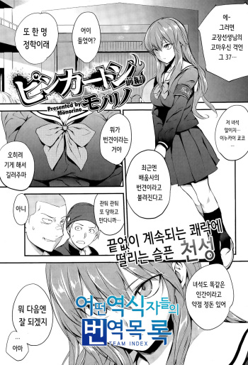 [Monorino] Pinkerton Zenpen (COMIC Megastore Alpha 2015-04) [Korean] [Team Index] cover