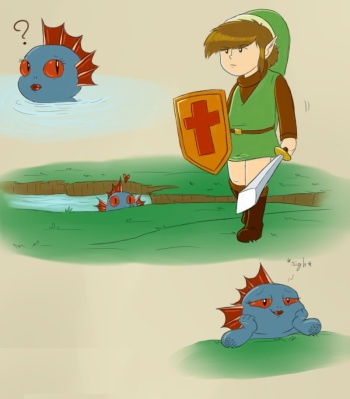 [Timoteihiv] River Zora Lusts For Link (Legend of Zelda) cover