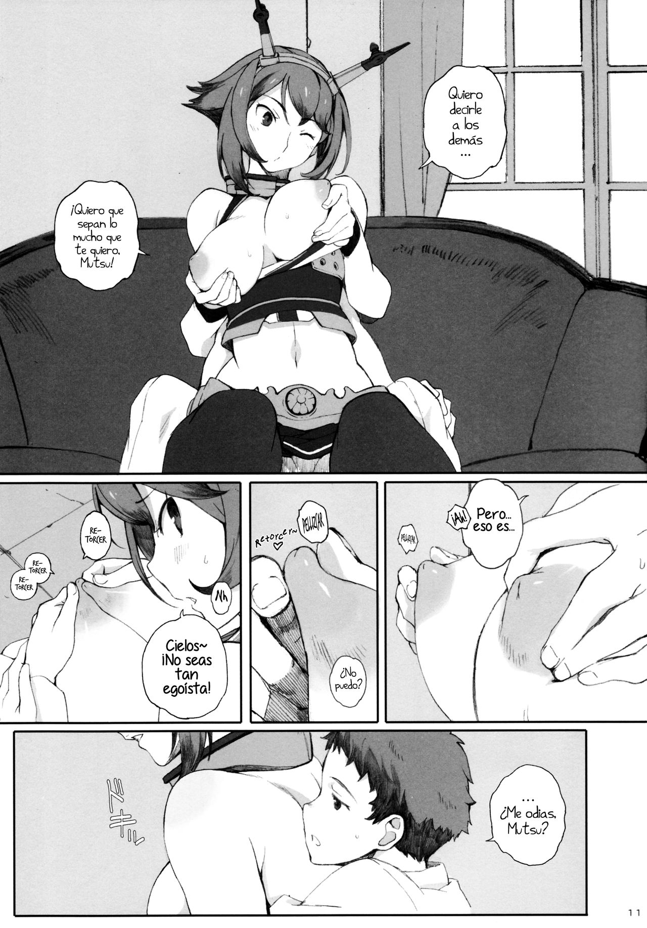 Mutchan to Chicchai Teitoku page 11 full