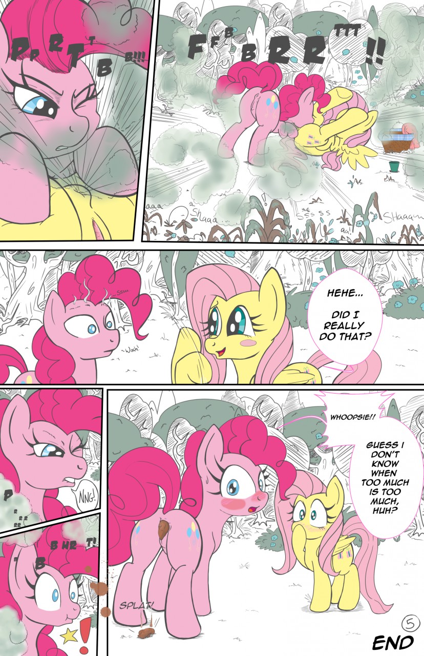Pie and Shy's Farting Contest page 5 full