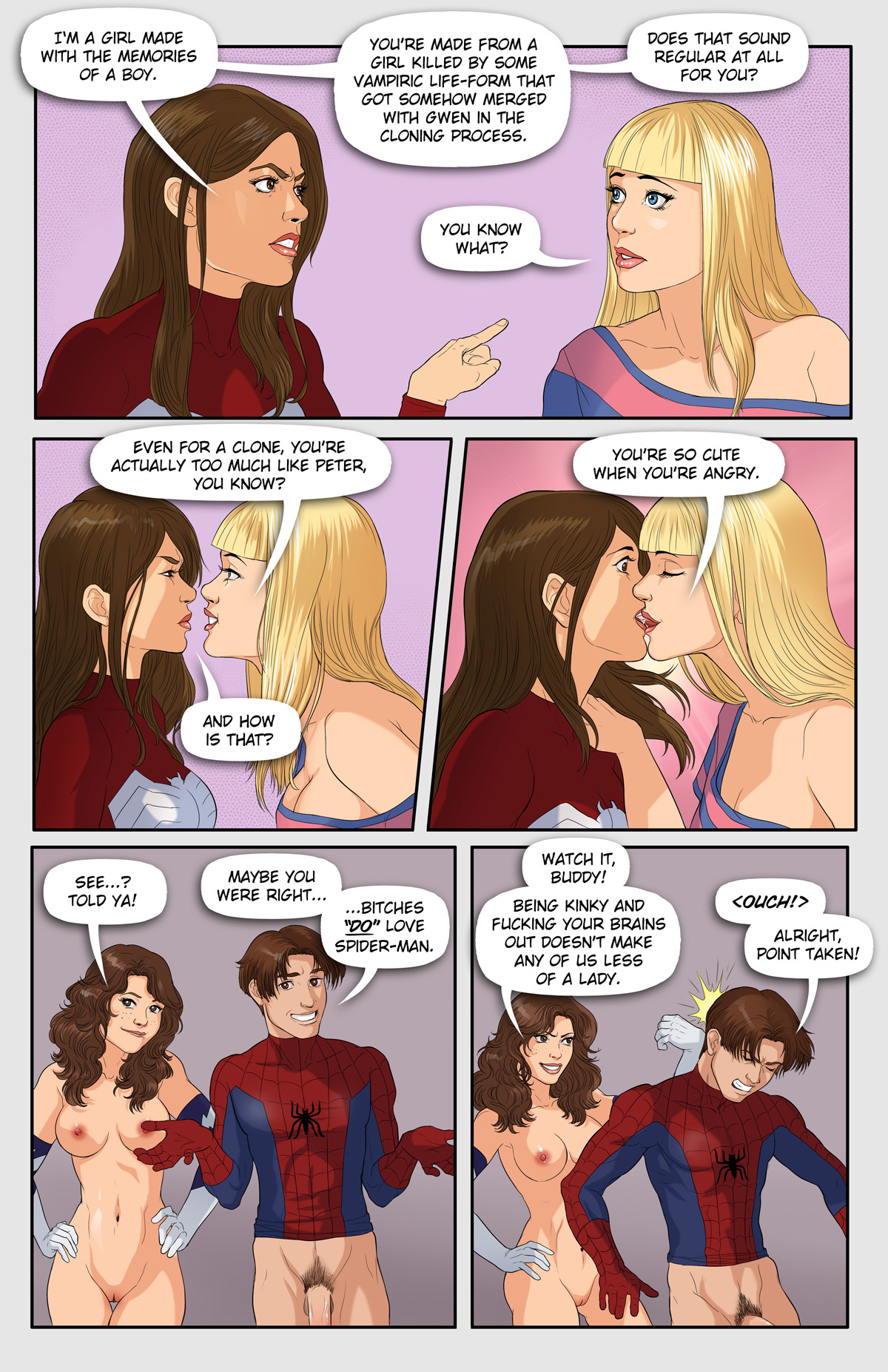 Ultimate Spider-Man XXX 6 - Spidercest - what parker luck? page 4 full