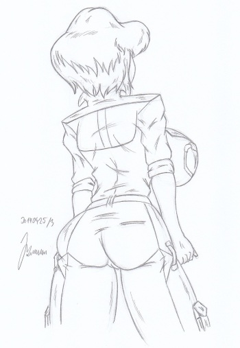 April O´Neil _ My miny _ Sketch work_2 cover