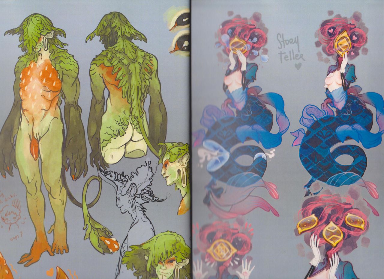 Monsters & More: An 18+ Sketchbook by Coey Kuhn page 11 full