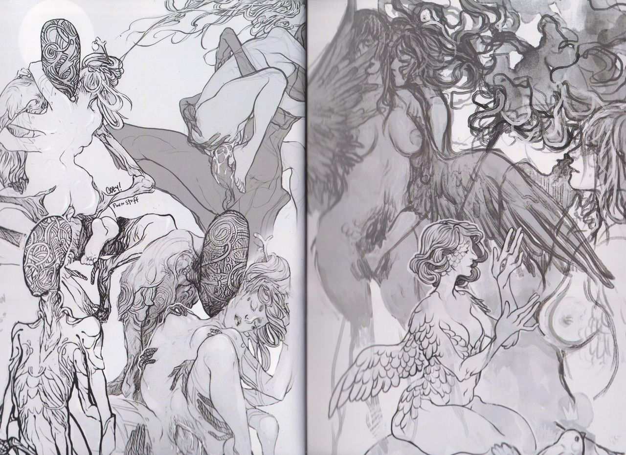 Monsters & More: An 18+ Sketchbook by Coey Kuhn page 7 full