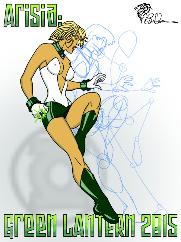 Arisia Rrab of Green Lantern page 8 full
