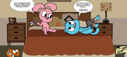 Gumball and Anais  LKNOFansub