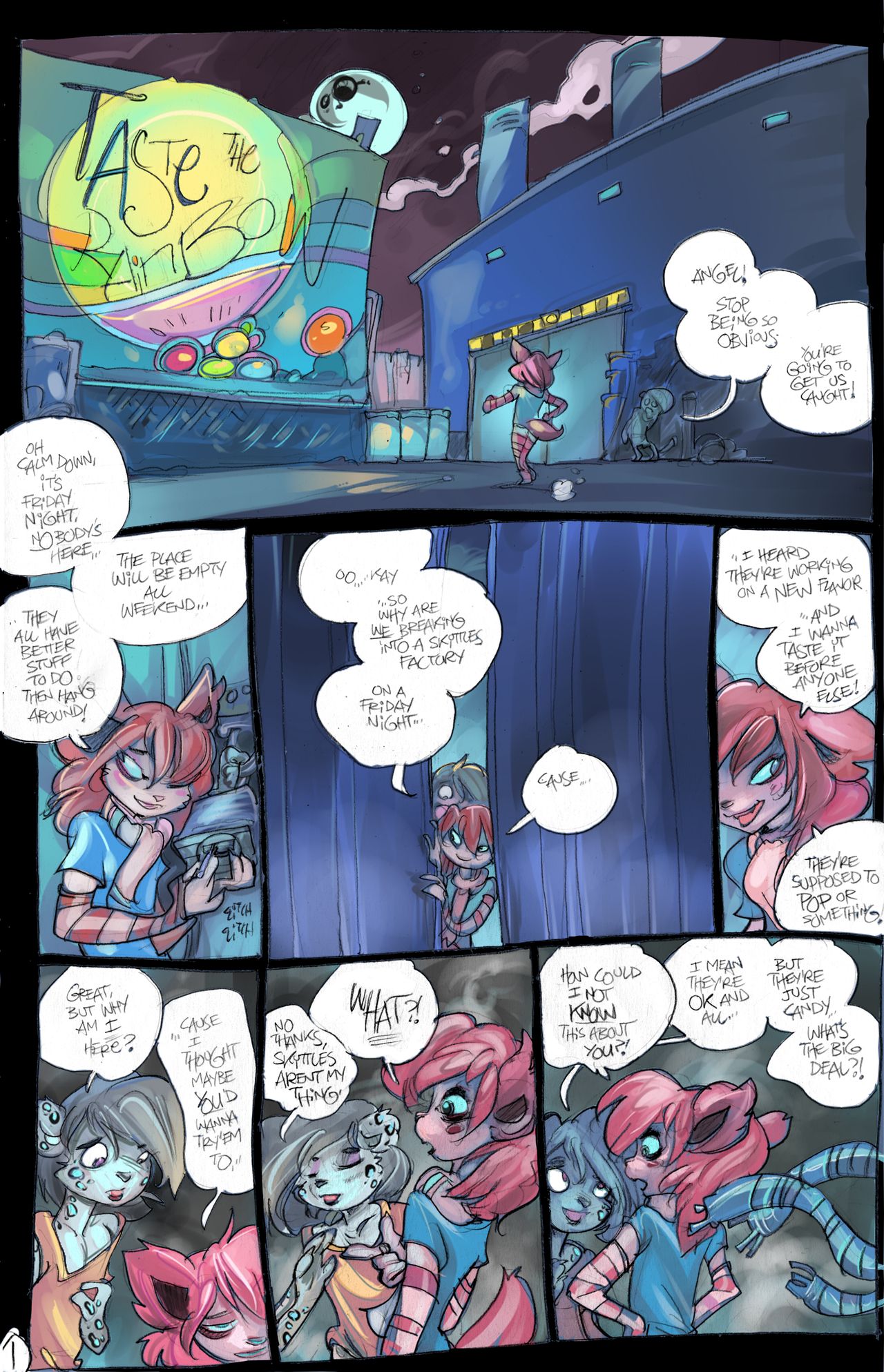 Taste The Rainbow page 1 full