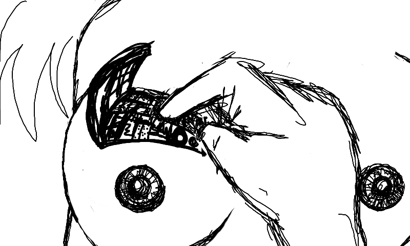 Mixed of old Sketches I did of female androids and robots page 9 full