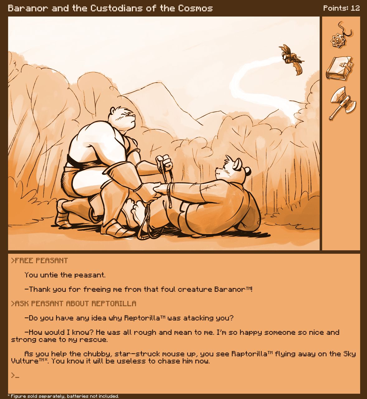 Caesarcub - Interactive Fiction - Baranor and the Custodians of the Cosmos page 6 full